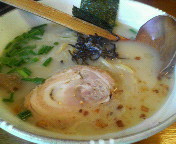 「鶏そば（太麺）（固め・薄め）　680円」@鶏そばや 竜神洞の写真