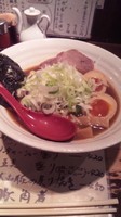 「ラーメン　ネギトッピング」@西新宿 つけそば 黒門の写真