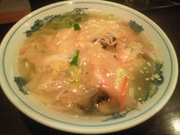 「塩サンマーメン 750円」@元祖中華そば 海龍の写真