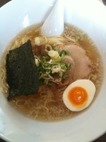 「塩ラーメン」@らーめん まる吉 六本木店の写真