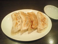 「自家製餃子(4ケ) 350円」@元祖中華そば 海龍の写真