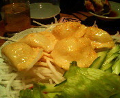 「マヨジャン・水餃子サラダ　600円」@餃子の丸満の写真