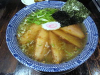 「バラそば　塩味（大盛）」@くじら軒 横浜本店の写真