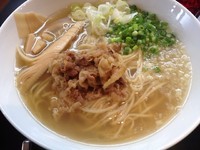 「塩らぁ麺 大盛（850円）」@牛骨らぁ麺 マタドール 本店の写真