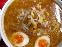 「味噌ラーメン(大盛)+味玉」@めん処 なが井の写真