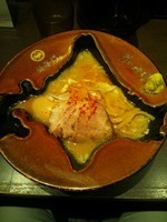 「極上渡り蟹の味噌らーめん味玉入り」@蟹専門 けいすけ 北の章の写真