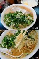 「「らーめん」￥700+大盛り￥100+ネギ多目50円」@京都銀閣寺 ますたにラーメン 田町店の写真