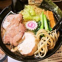 「【限定】醤魚時代（中盛）600円+100円=700円」@麺屋 猪貴 -CHOKI-の写真