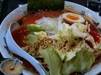 「地獄ラーメン（8丁目）1200円 （ニンニク）」@下町食堂 春屋の写真