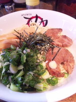 「倍盛り＋青ネギ ７００＋１００円」@油そば専門店 万人力の写真