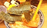 「濃厚狼煙ラーメン（細めん）＋海苔（8枚）」@狼煙 〜NOROSHI〜の写真