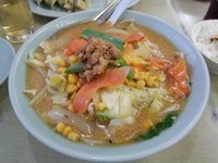 「みそ野菜ラーメン」@くるまやラーメン 箕輪店の写真