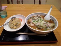 「チャーシュー麺セット」@味一麺の写真