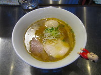 「味玉煮干らーめん（チャーシュー２種）」@麺創研かなで 改の写真