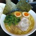 はしば麺(太麺)600円+味付け玉子100円+ライス(並)100