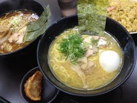 「塩ラーメン＋半熟煮たまご（￥650＋￥100）」@味人の写真