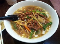 「青椒牛肉絲麵(牛肉とピーマン細切麵)」@中華 福苑の写真