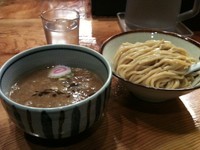 「濃厚つけ麺：並盛」@銀座 朧月の写真