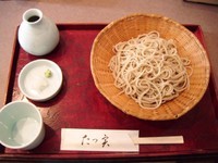 「もり　730円」@手打そば たつ実の写真