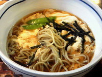 「玉子とじそば￥740」@やぶ忠の写真