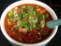 「男の担々麺3辛(800円)」@男のラーメン 山本の写真