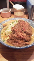 「ミニラｰメン+ステーキ」@ラーメン燈郎の写真
