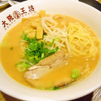 「味噌ラーメンセット　￥６９０」@大阪王将 新宿店の写真