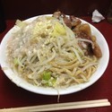 小ラーメン 野菜マシ＋ニンニク＋背脂 ¥600