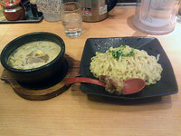 「濃厚強火炊きつけ麺(800円)+シメの雑炊(150円)」@鶏と魚だしのつけめん哲 溝の口店の写真