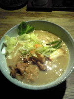 「もつそば＋大盛り＋もつトッピング」@和醸良麺 すがりの写真