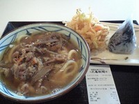 「肉ごぼうかけセット（690円）」@丸亀製麺 たまプラーザ テラス店の写真