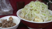 「ﾗｰﾒﾝ (ﾔｻｲ ﾆﾝﾆｸ)＋ﾆﾝﾆｸ・ぶためし」@ラーメン二郎 相模大野店の写真
