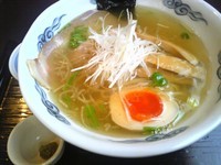 「アゴサンマ煮干らぁめん(塩)」@龍のひげの写真