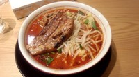 「麻辣麺（大盛）+餃子」@ラーメン・つけ麺 爆王の写真