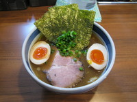 「濃厚和風特製中華そば（麺固め）：900円」@浜屋 五反田店の写真