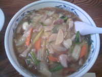 「広東麺（大盛り）　630+100円」@新楽の写真