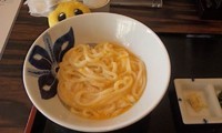 「釜玉」@手打ちうどん 寿庵の写真