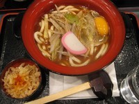 「冬季限定、味噌うどん430円」@小諸そば EQUiA 北千住店の写真