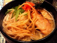 「濃厚和風らーめん（太麺、梅増し&モヤシ増々無料）￥680」@おはな商店 関内店の写真