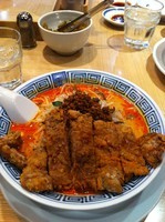 「特製　排骨担々麺　２辛」@希須林 赤坂店の写真