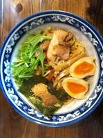 「魚介油そば」@麺屋 桜の写真