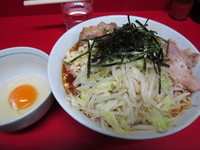 「アブララーメン＋玉子」@ラーメン二郎 西台駅前店の写真