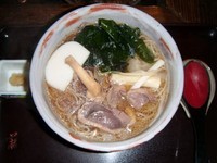 「鴨南蛮そば　819円」@蕎麦処 藤田の写真