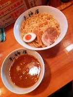 「つけ麺（中盛）７５０円」@秋葉原ラーメン 天神屋 秋葉原本店の写真