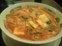 「チゲ味噌ラーメン(大盛)」@日高屋 新宿三丁目店の写真