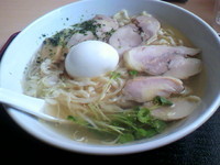 「菊屋ラーメン(塩・手打ち麺)850円」@自家製ラーメン 菊屋食堂の写真
