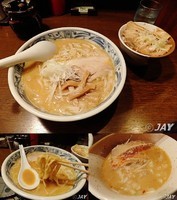 「みそラーメン(ポイントカード)+炙りチャーシュー丼¥300」@北海道らーめん 魚らん坂 川口店の写真