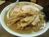 「メンマそば(大盛)」@大勝軒 十五夜 新宿御苑店の写真