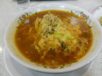 「辛玉ラーメン」@餃子の王将 石川町店の写真