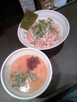 「つけそば（並盛）７００円」@鶏そば 雫一の写真